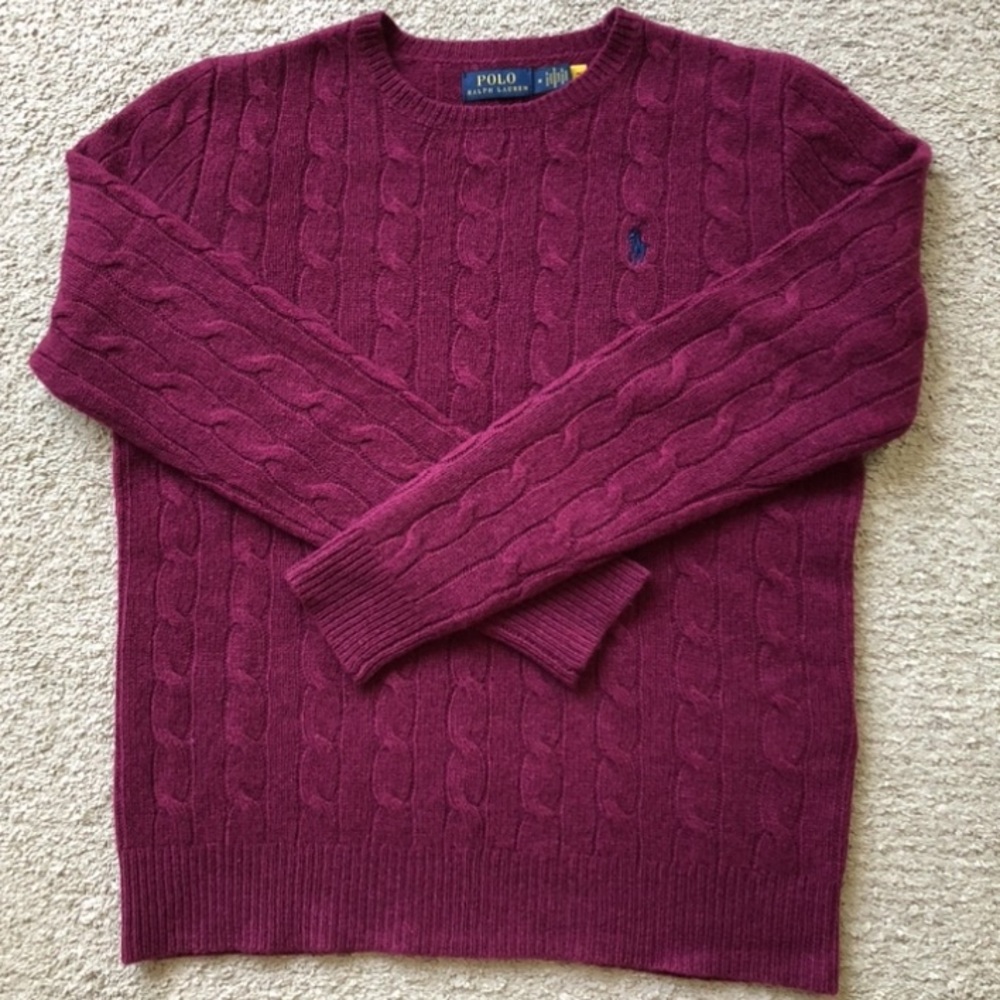 Polo Ralph Lauren Crewneck Sweater / Wool and Cashmere blend. NWOT.